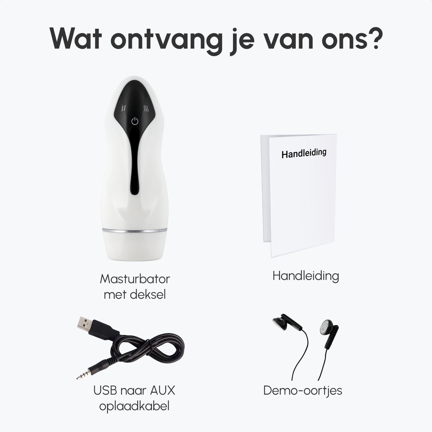 Masturbator Tokyo | Zuig- & trilfunctie | Verwarmd