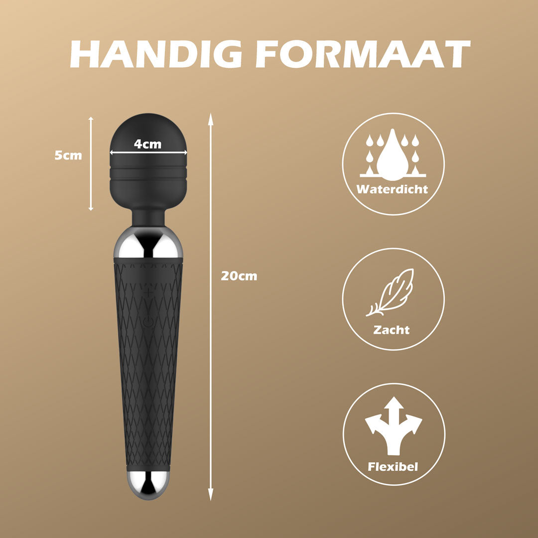 Het formaat van de wand vibrator en kenmerken; Waterdicht, zacht en flexibel