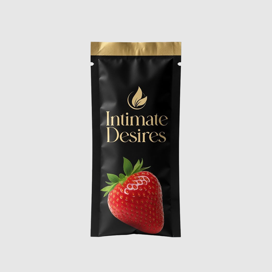 Aardbeien glijmiddel | 10ml Single-Serve | Sample