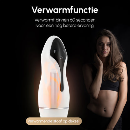 Masturbator Tokyo |  Zuig- & trilfunctie | Verwarmd