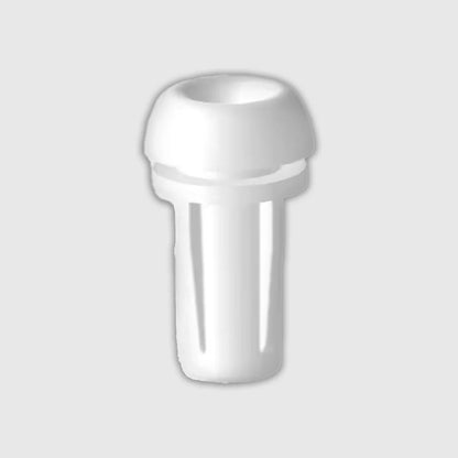 Siliconen inleg stotende/verwarmde zwarte Masturbator.