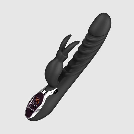 Verwarmde vibrator met witte achtergrond