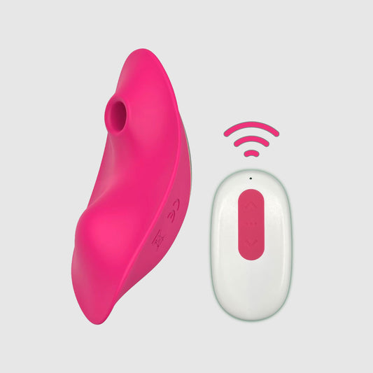 Luchtdruk vibrator voor vrouwen met een afstandsbediening