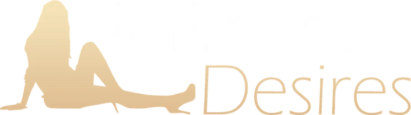 Intimate Desires logo, gouden silhouet met witte tekst