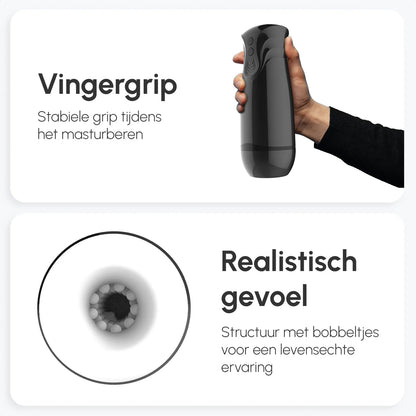 Vingergrip voor een realistisch gevoel