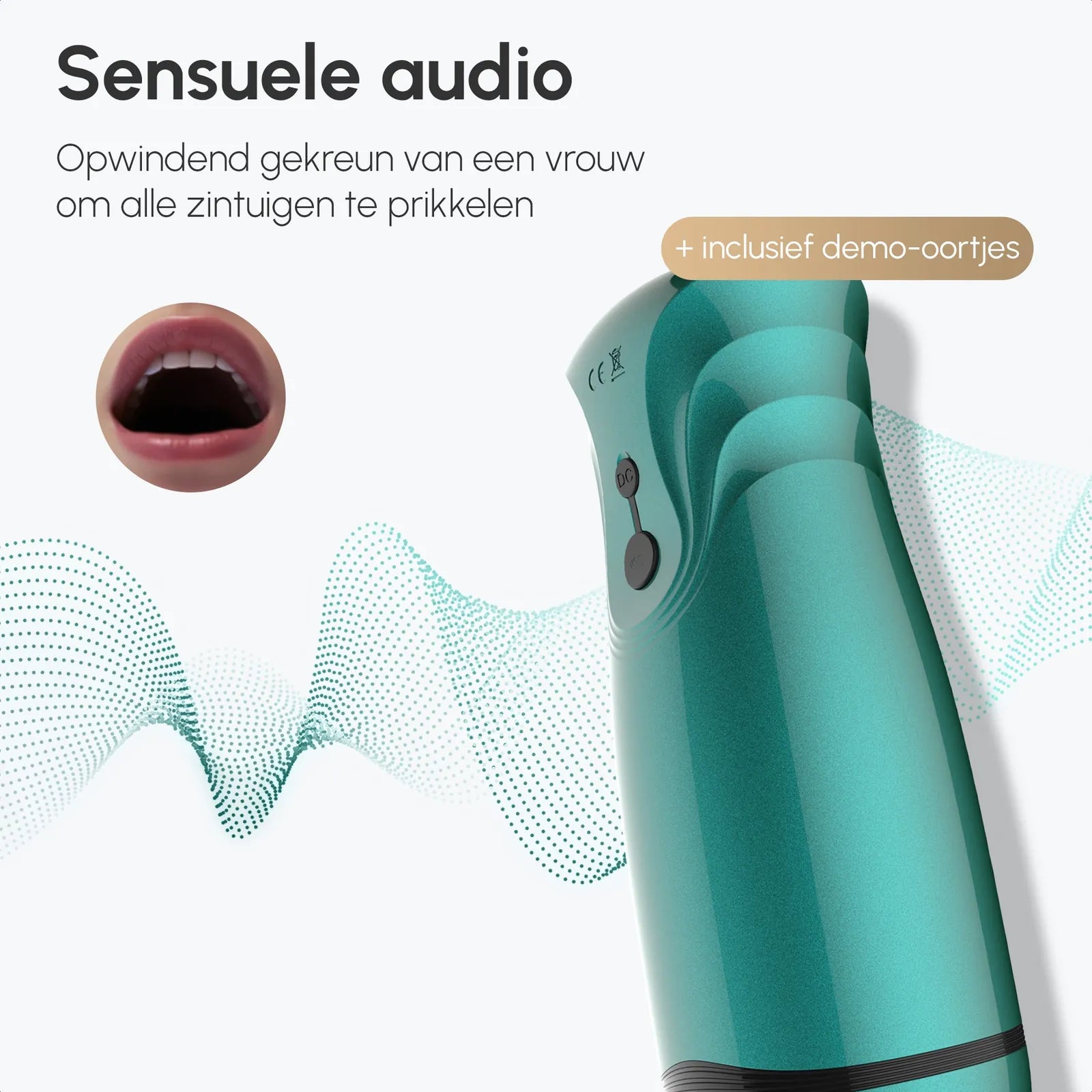 Sensuele audio tijdens gebruik