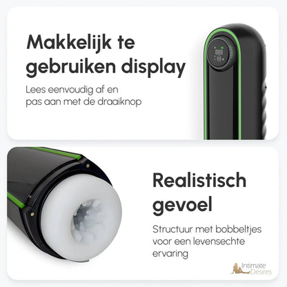 Display en realistisch gevoel van de Madrid Masturbator