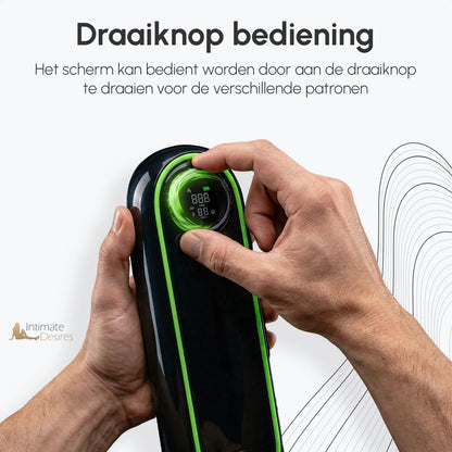 Draaiknop bediening van de Madrid Masturbator