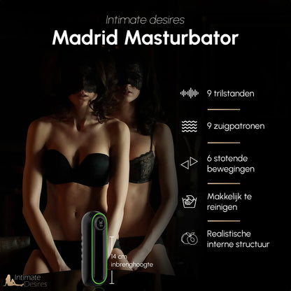 Uitstraling van de Madrid Masturbator