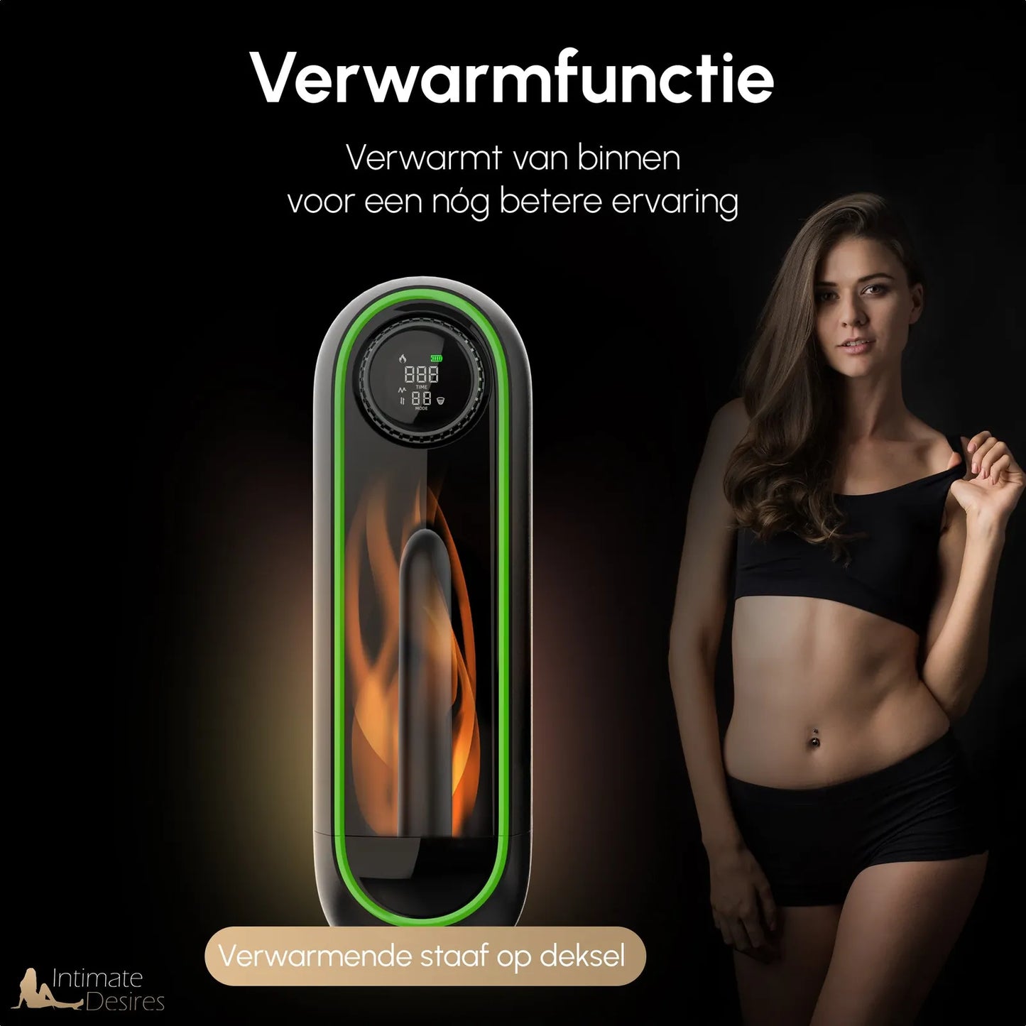 Verwarmfunctie van de Madrid Masturbator