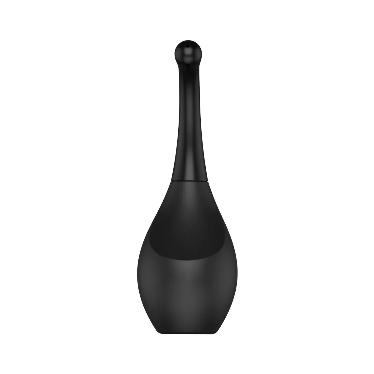 Nexus anale douche Pro in zwart siliconen, vooraanzicht