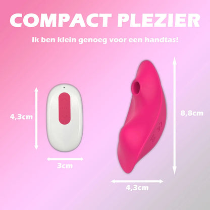 Afmetingen van de luchtdrukvibrator en afstandsbediening