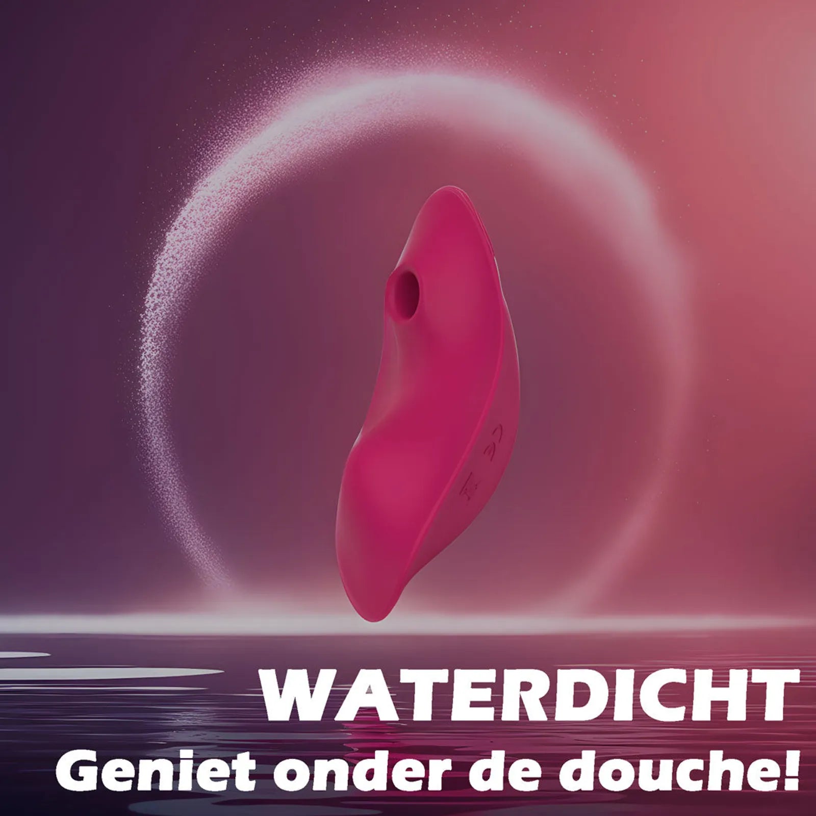 Waterdichte luchtdruk vibrator omringd door water