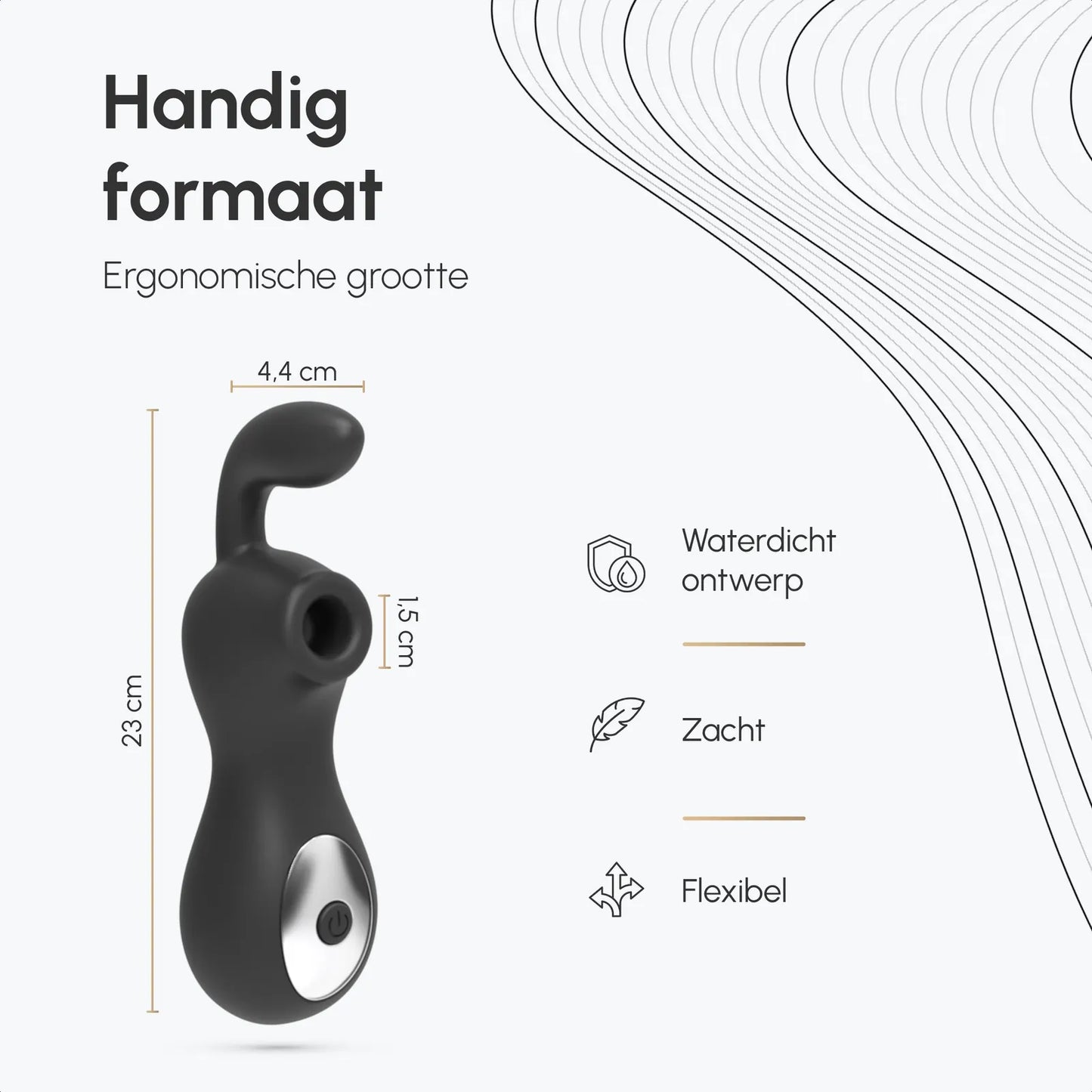 Compact formaat van de producten in de Pleasure Box