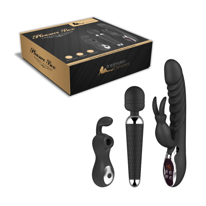 Pleasure Box met drie stimulatie-producten