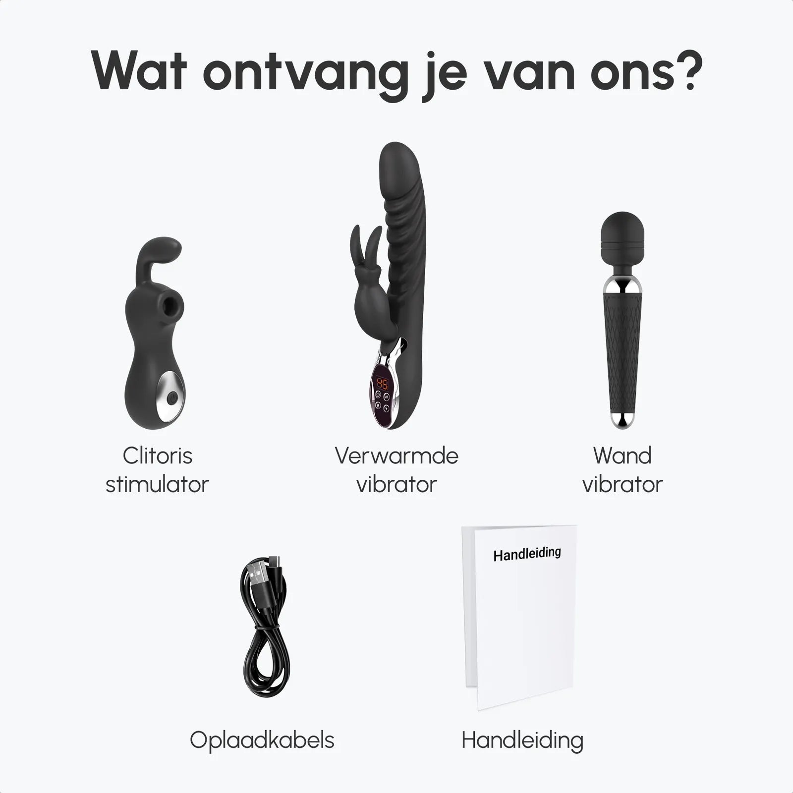 Wat je ontvangt in de Pleasure Box