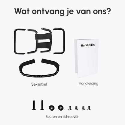 Wat je ontvangt bij de LoveSeat seksstoel