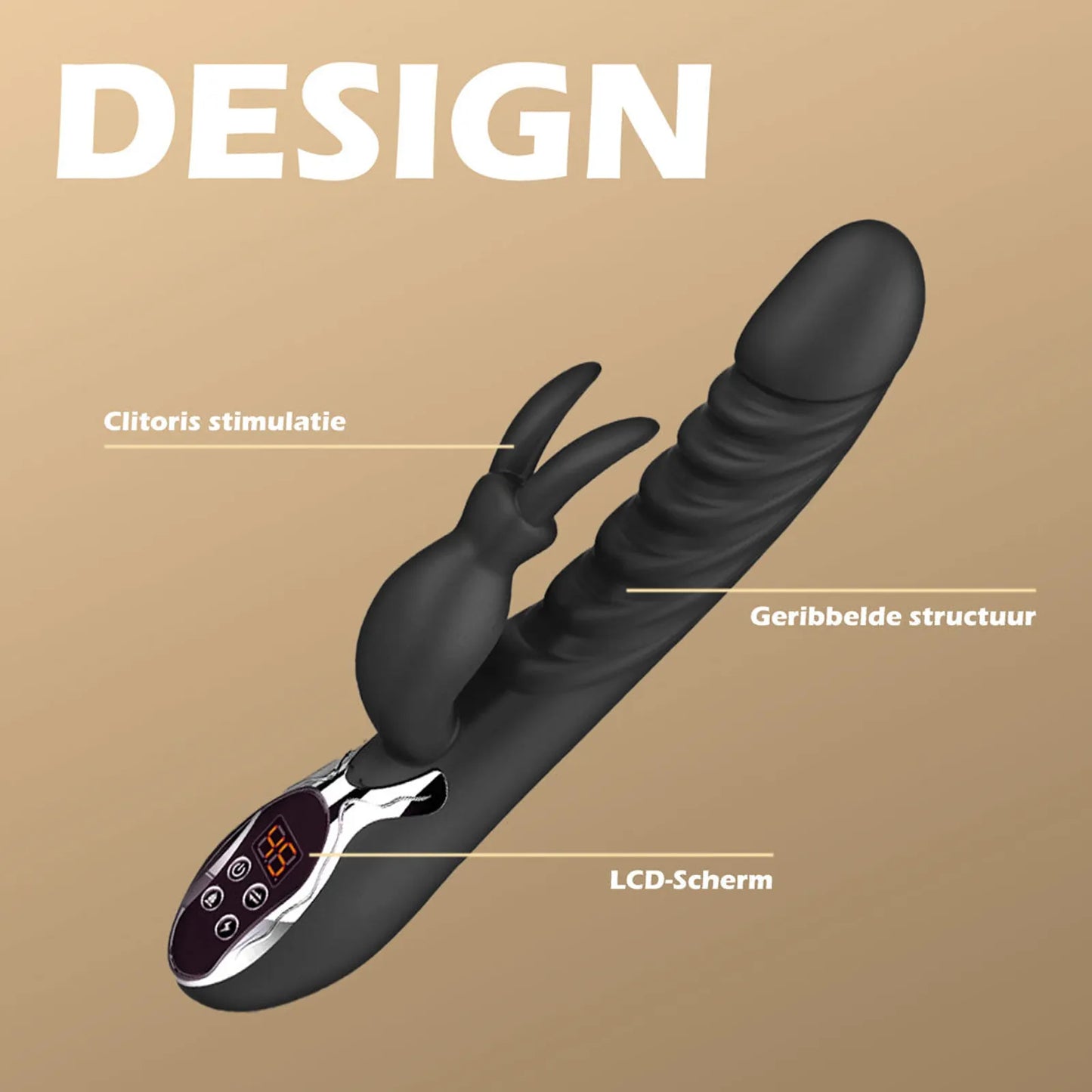 Het design van de verwarmde vibrator