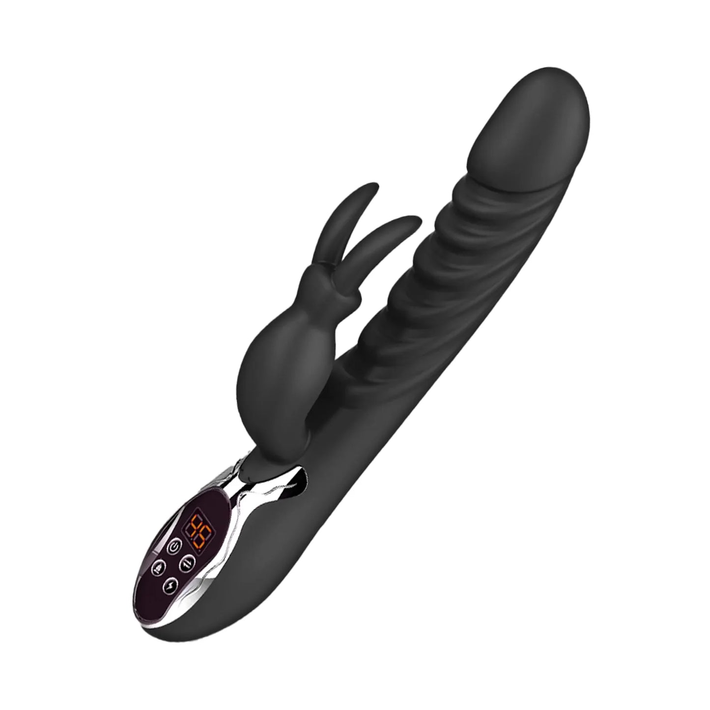 Verwarmde vibrator met LCD-scherm van Intimate Desires