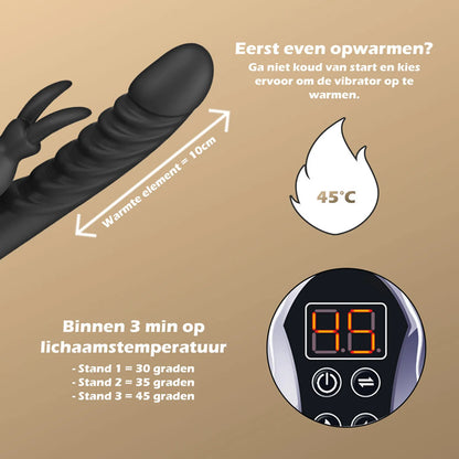 De optie om de vibrator op te warmen